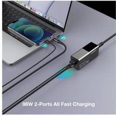 Fast Charger. 65W 100W GaN PD fast charger. For Mobile Phone & Laptop.