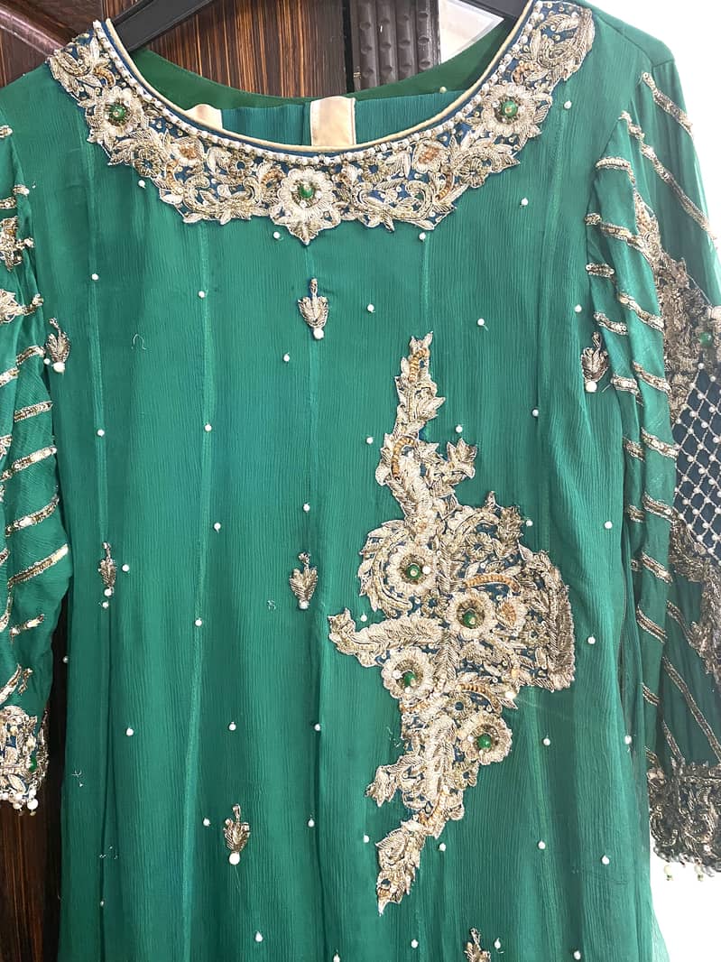 Embroidered Frock for Wedding - Khan Variety Murree Road 2