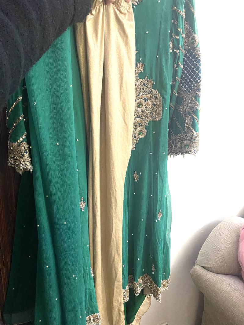 Embroidered Frock for Wedding - Khan Variety Murree Road 6