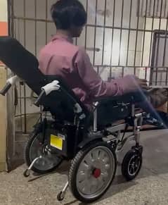 Electric Wheel Chair Full Automatic Chair With Bed Function