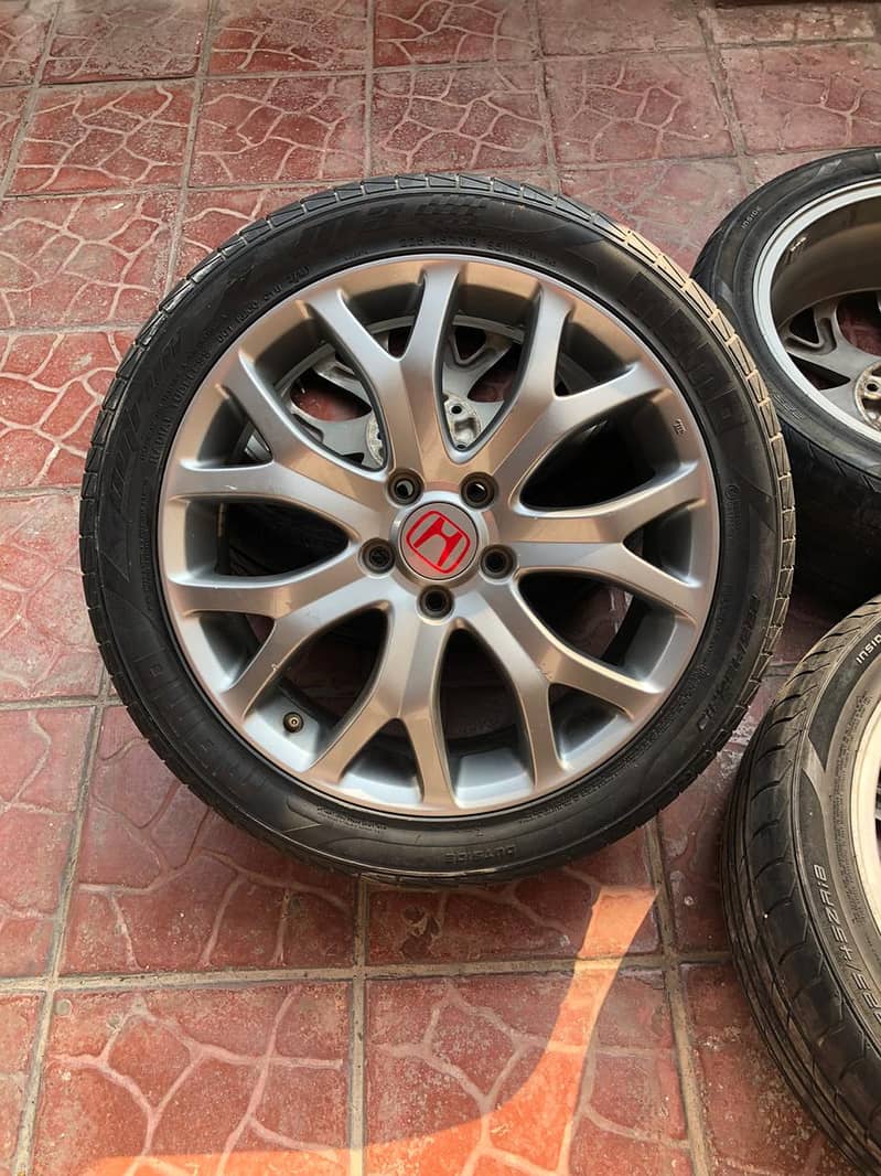 18" Honda Modulo OEM Alloy Wheel Rims 4