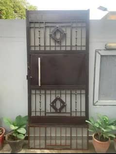 Slightly used iron gate in good condition