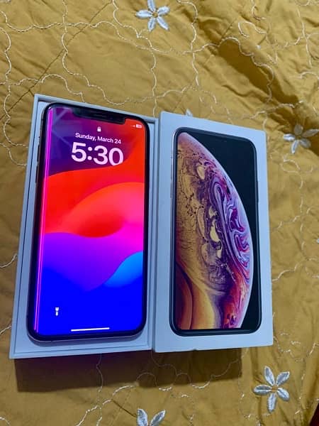 Iphone xs 64gb with box all ok waterpack 1
