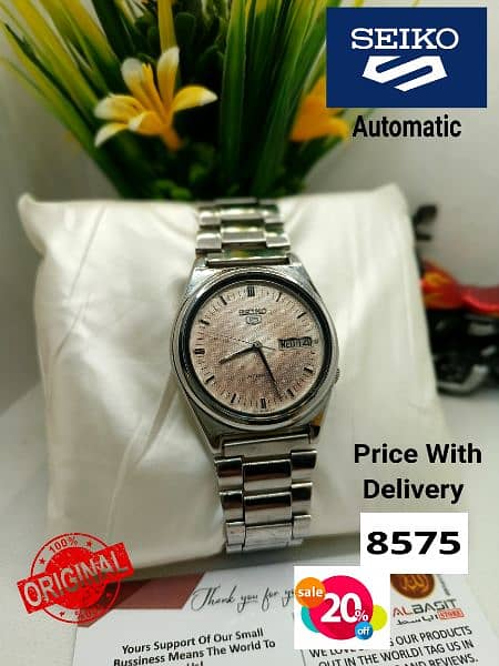 4 ہزار سے لیکر 9 ہزار تک Seiko 5 Automatic Citizen Orient 03161737353 10