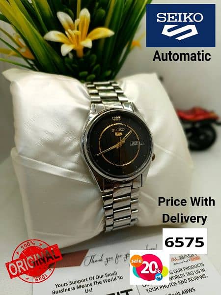 4 ہزار سے لیکر 9 ہزار تک Seiko 5 Automatic Citizen Orient 03161737353 7