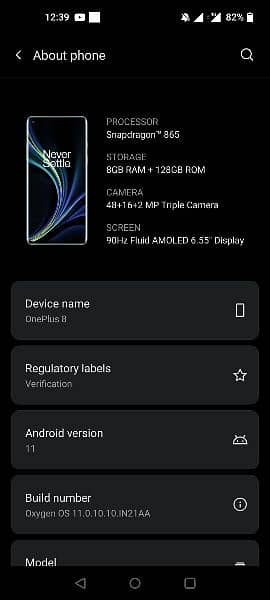 OnePlus 8 Aura Glow Dual Sim Global 3
