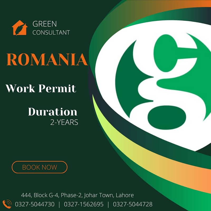 Canada Work Permit / Romaina work permit /Canada Job / UAE work permit 0