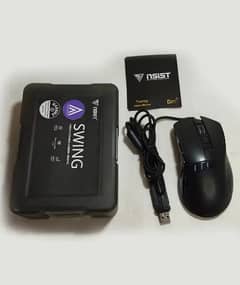 insist swing wired gaming mouse 4000 dpi for windows and mac