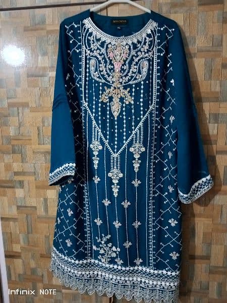 Agha Noor Stitched 3 Pcs 0