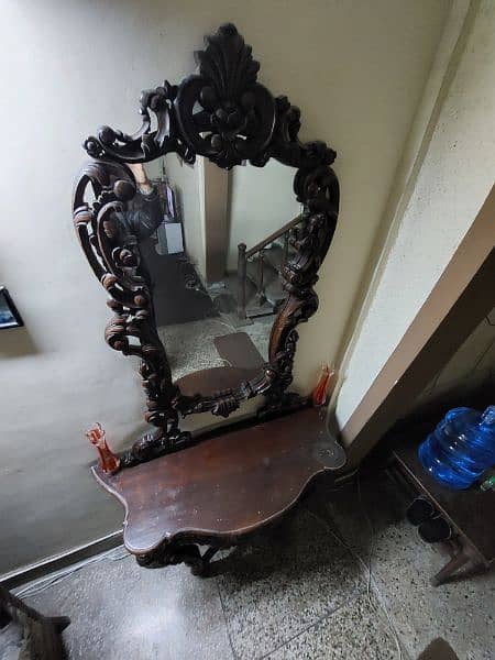 Dressing Table/Antique Design/Kali Tali Wood/Mirror/Grand/Sheesham 4