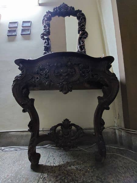 Dressing Table/Antique Design/Kali Tali Wood/Mirror/Grand/Sheesham 5