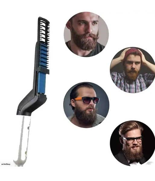 Electric Hair & Beard Brush 2