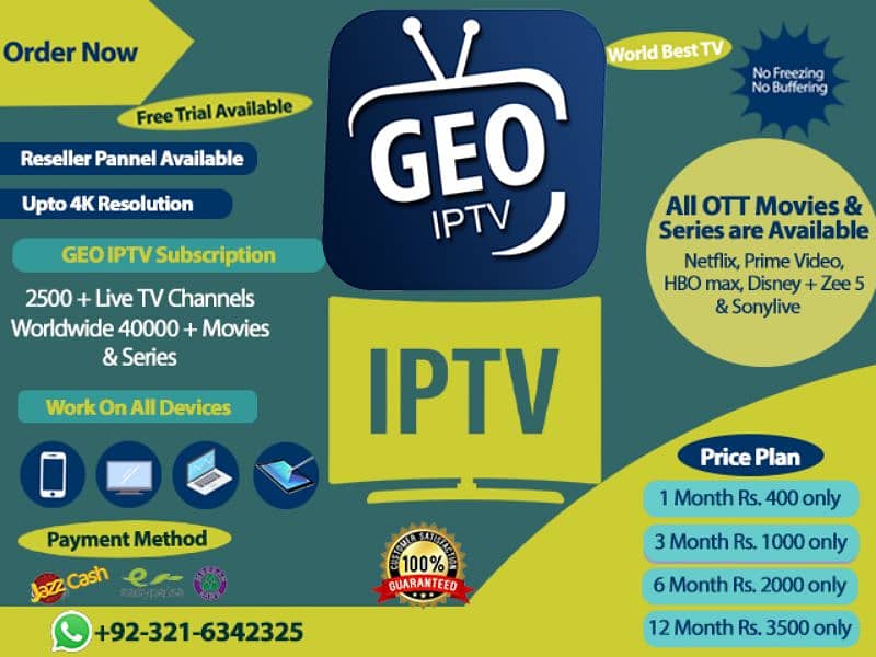 IPTV 24k+ Live Tv Channels Worlwide 4k Resulation 1