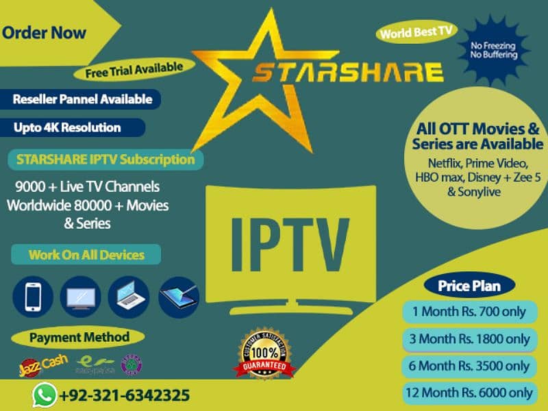 IPTV 24k+ Live Tv Channels Worlwide 4k Resulation 4