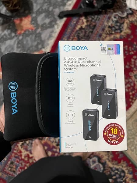boya wireless Mic for camera and mobile 4