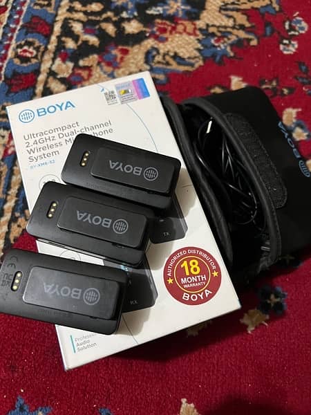 boya wireless Mic for camera and mobile 5