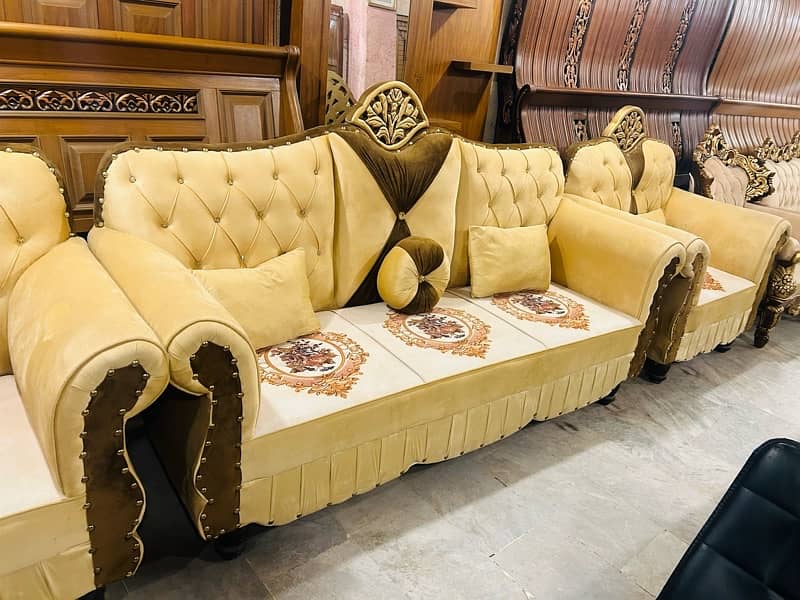 sofa set / 5 seater sofa set / five seater sofa set / wooden sofa 10