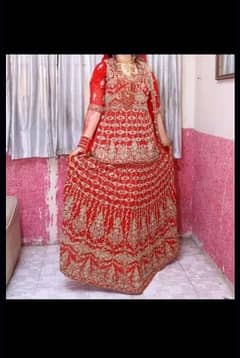 Bridal lehenga/wedding dress/fancy lehnga