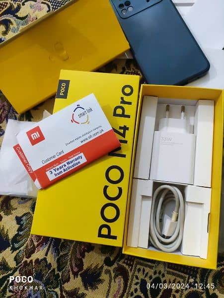 Xiaomi Poco M4 pro special edition 8+5=13/256 GB full box new conditio 11