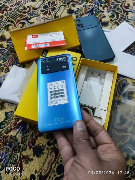 Xiaomi Poco M4 pro special edition 8+5=13/256 GB full box new conditio 12