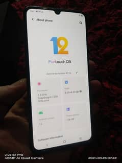 Vivo V21e  64mp Portrait 8+4 GB / 128 GB set with Box