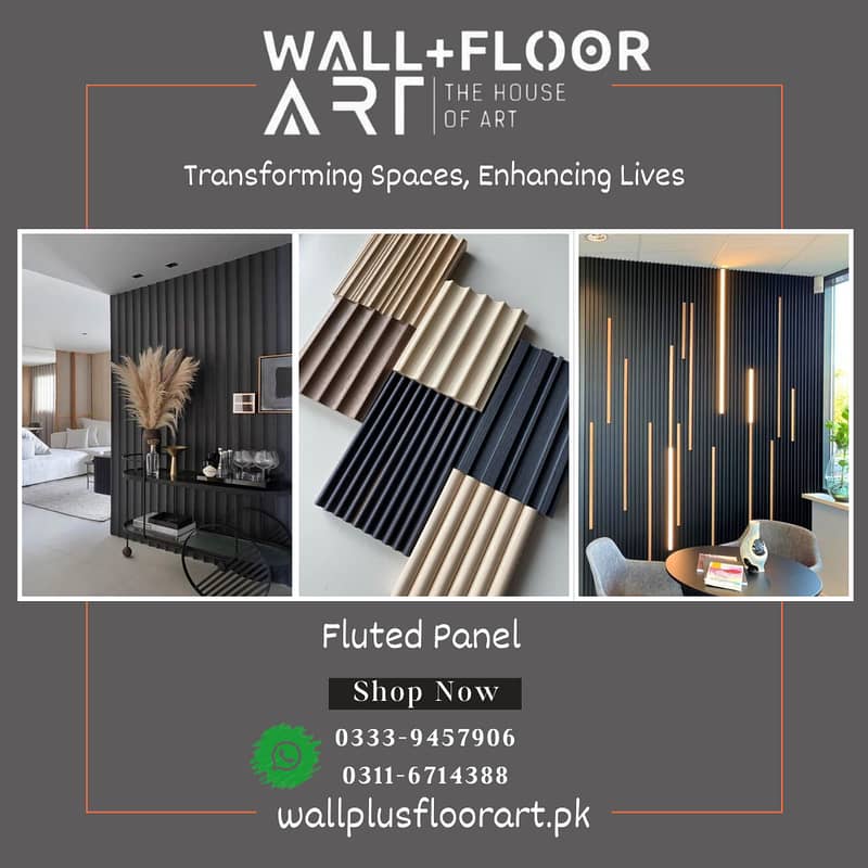WPC Fluted panel / Wooden Floor / SPC Floor /Hard panel/solid panel 0