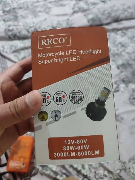head light for bike like as new 2
