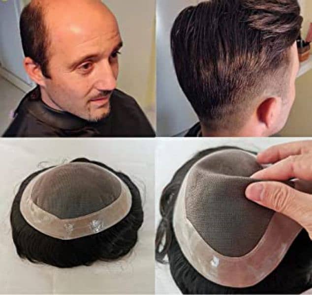 Men wig imported quality hair patch _hair unit (0'3'0'6'4'2'3'9'1'0'1) 14