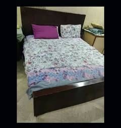 Bed set/wooden bed/double bed for sale with mattress