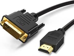 Hdmi to Dvi Cable RS. 750 , HDMI Cable 1 Meter Ultra High Speed RS. 350