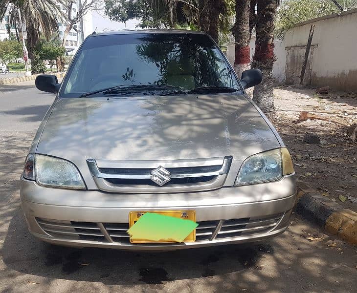 Suzuki Cultus beige colour 2014 Model 5