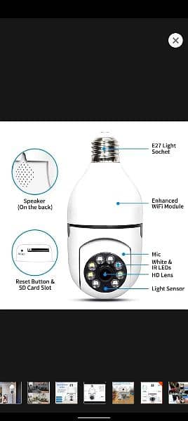 V380 wifi holder camera available stock 2