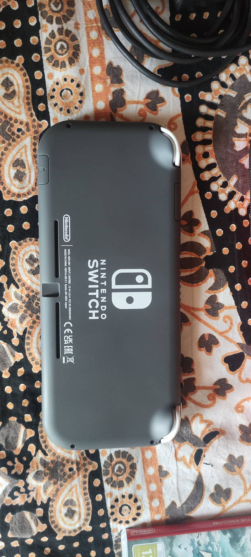 Nintendo Switch Lite Grey With Box + Accesories 1