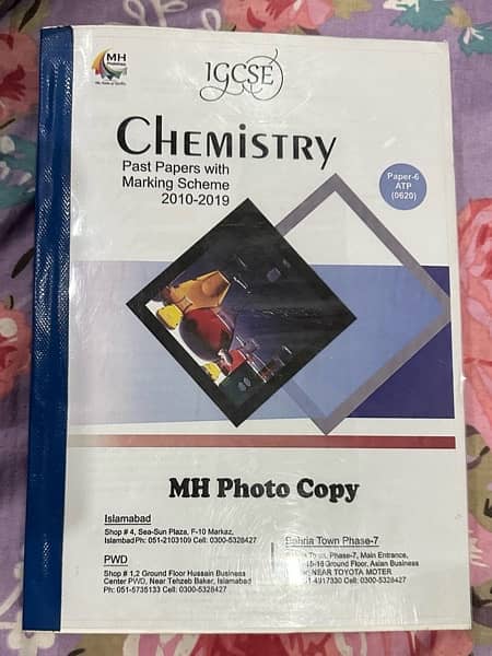 IGCSE Chemistry (0620) Past Papers with Marking Schemes (Unused) 2