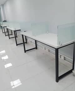 workstation Table Co workspace Table & Chairs ( 8000 Per Seat )