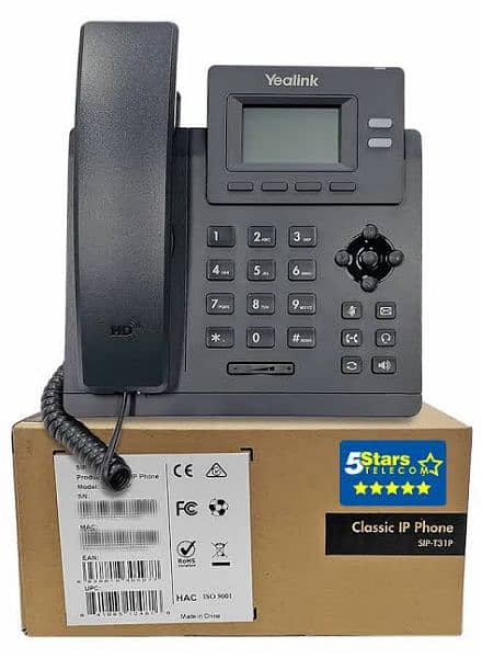 Yealink T31G | Brand New SIP IP PHONE | For Call Centres & VOIP IP PBX 1