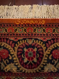 Irani woolen Qum signed Mohammadi Persian Carpet