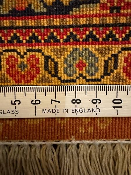 Irani woolen Qum signed Mohammadi Persian Carpet 5