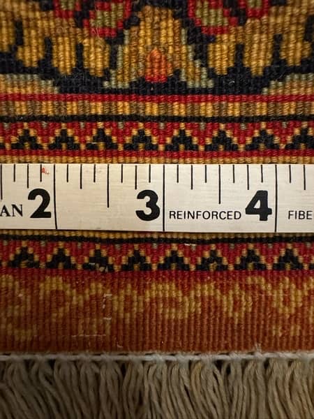 Irani woolen Qum signed Mohammadi Persian Carpet 7