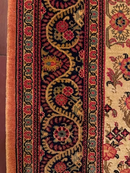 Irani woolen Qum signed Mohammadi Persian Carpet 10