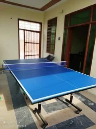 New Packed Table Tennis Table Lamination 8 Wheels 1