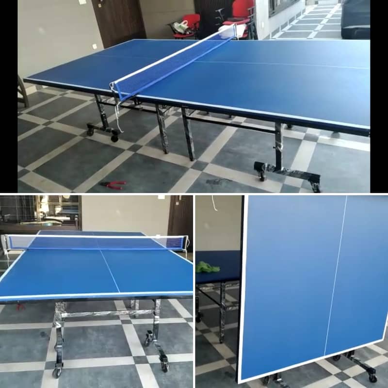 New Packed Table Tennis Table Lamination 8 Wheels 5