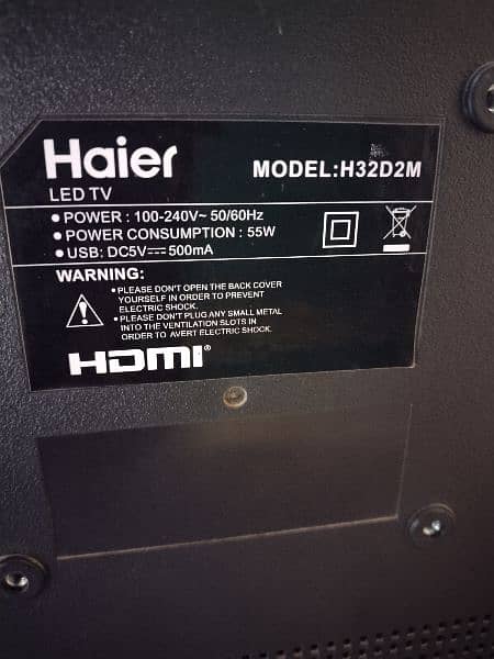 Haier LED TV 32inch Condition 10/10 with box 5