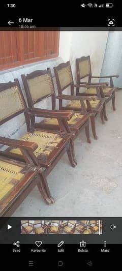 6 chairs