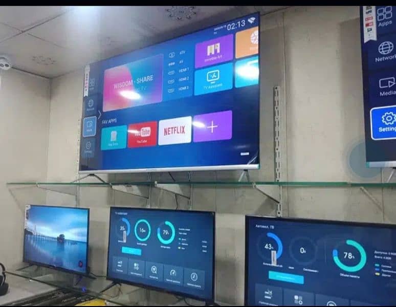 32 to 65 Inch All sizes Smart Wifi Android brand new Led tv 2