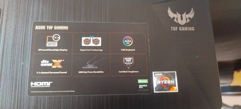 Asus tuf 505 laptop for sale in good condition 7