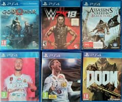 multiple games PS4
