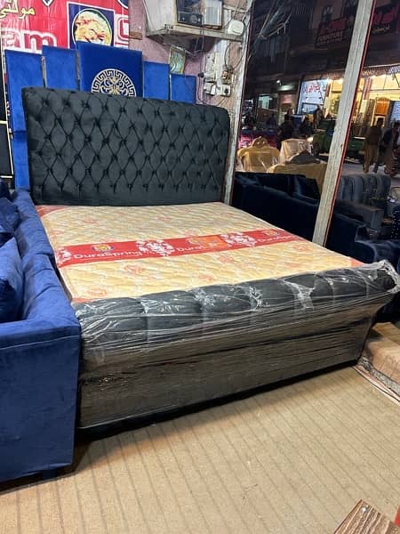 king size quilted bed 1