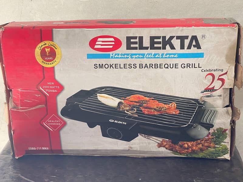 Elekta Smokeless Barbeque Grill 0