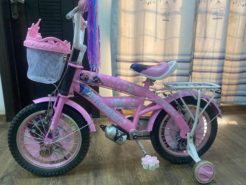Frozen girls cycle pink colour 1